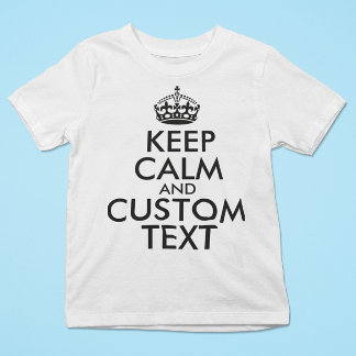 T-shirt Conserver le calme et créer votre propre faire ajo