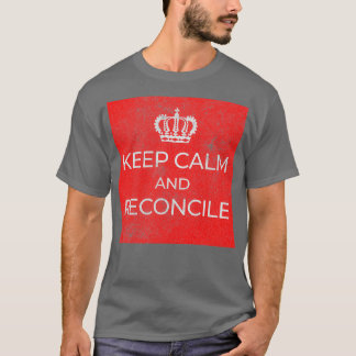 T-shirt Conserver le calme et la réconciliation comptable