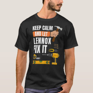 T-shirt Conserver Le Calme Et Laisser Lennox Fixer Il Hand