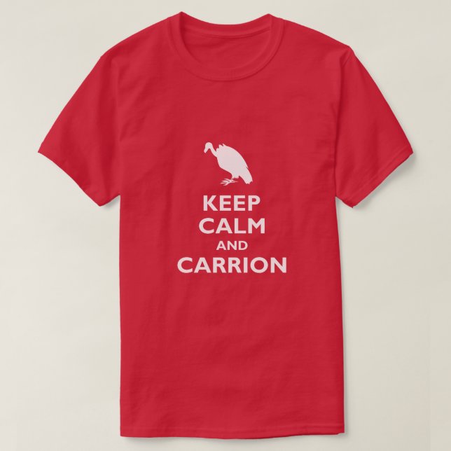 T-shirt Conserver le calme et le transport (Design devant)