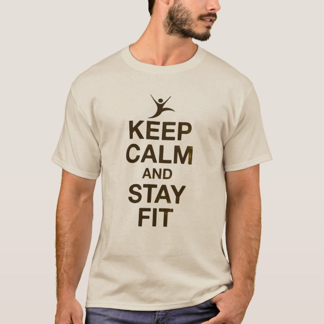 T-shirt Conserver le calme et rester à l'aise - Devis (Devant)