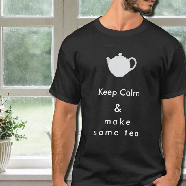T-shirt Conserver le calme - faire le thé no2 (Créateur téléchargé)