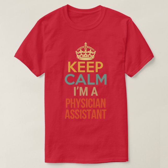 T-shirt Conserver Le Calme Ix27m Un Médecin Assistant 2 (Design devant)
