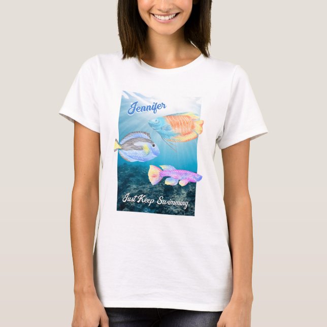 T-shirt Conserver Les Poissons De L'Océan (Devant)