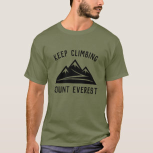 T-shirt Conserver l'Escalade logo vert du mont Everest