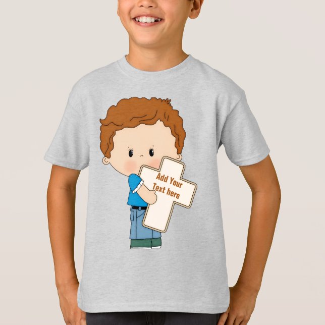 T-shirt Conserver ou créer votre propre texte & design : - (Devant)