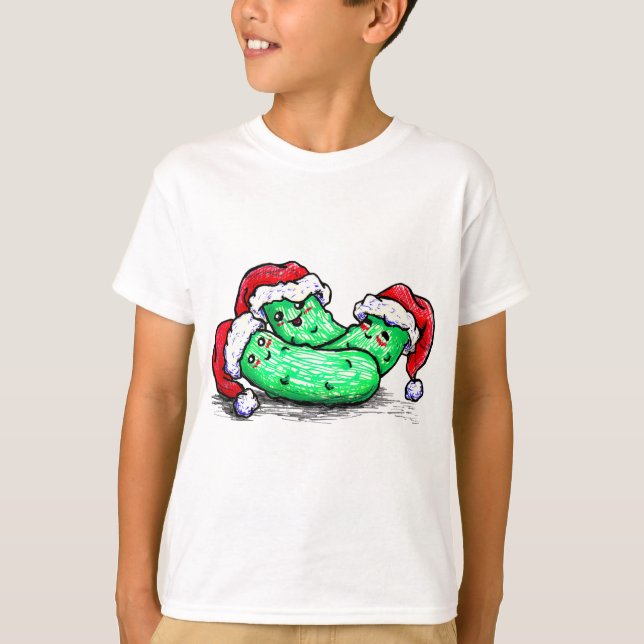 T-shirt Conserves au vinaigre de Noël (Devant)