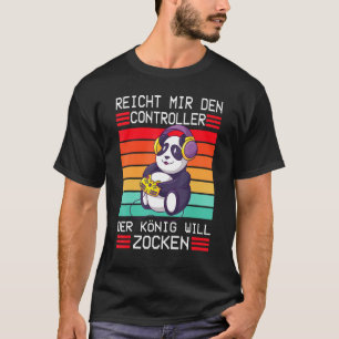 T-shirt Console de jeu Enich Mir Den Contrôleur König