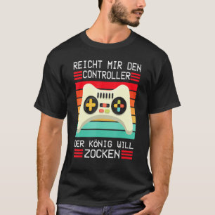 T-shirt Console de jeu Enich Mir Den Contrôleur König