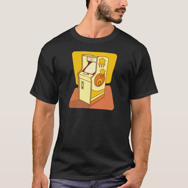 T-shirt Console de jeu haute arcade (Devant)