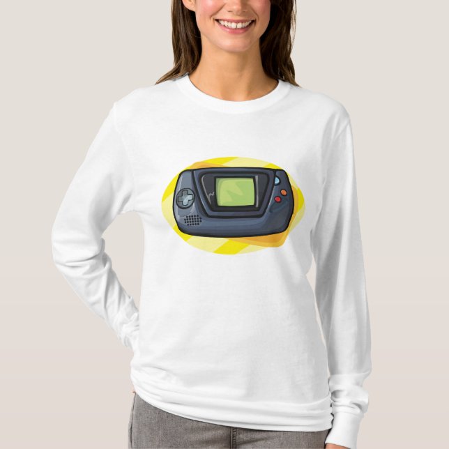 T-shirt Console de jeu portable rétro des années 90 pour j (Devant)