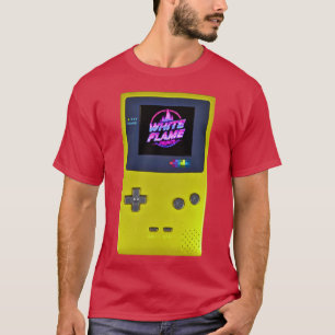 T-shirt Console de jeu portable YELLOW Rétro années 90 Jou