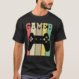 T-shirt Console de jeu vidéo graphique rétro