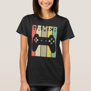T-shirt Console de jeu vidéo rétro à graphismes