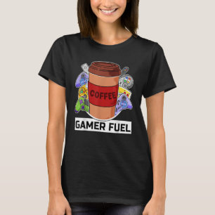 T-shirt Console de jeu vidéo sur le carburant du joueur et