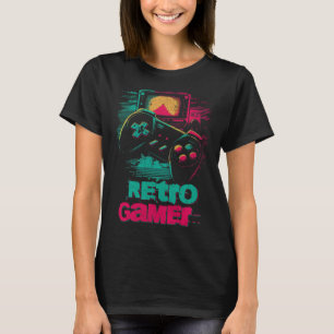 T-shirt Console de jeux Retro Gamer 90s Vidéo Vintage enfa