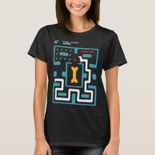T-shirt Console de jeux vidéo rétro Chien de jeu vidéo des