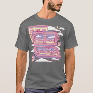 T-shirt Console de jeux vidéo Vaporwave 80s 90s Style Game