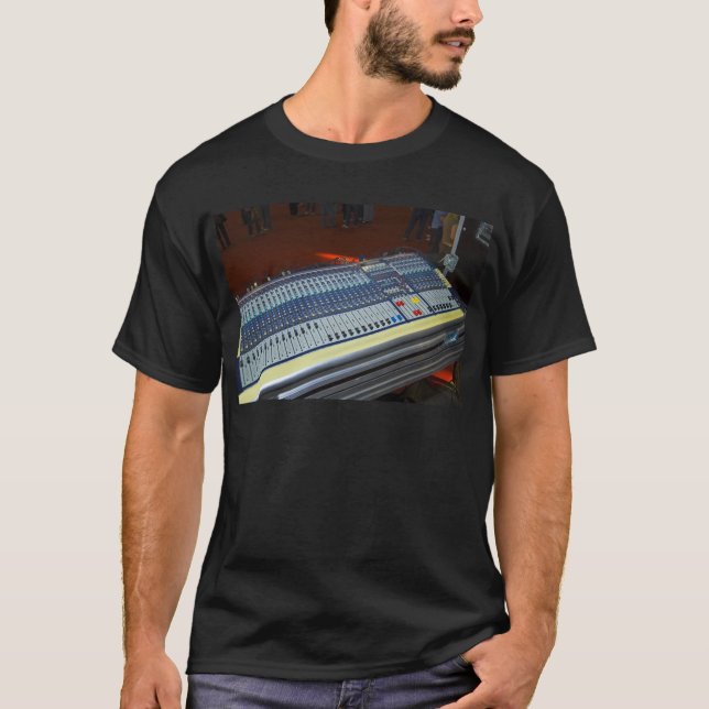 T-shirt console de mélange audio - panneau sain (Devant)