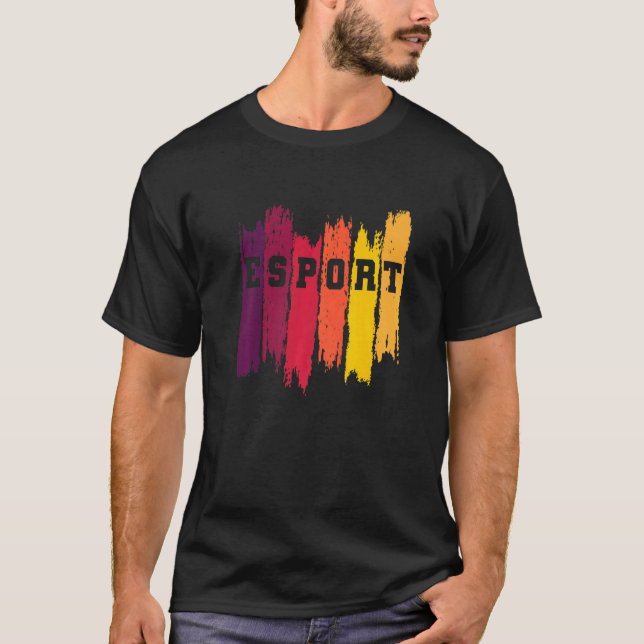 T-shirt Console E Sport Gaming Video Games (Devant)