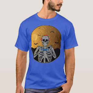 T-shirt Console Gamer Skull Contrôleur vidéo Fun Gaming Sk