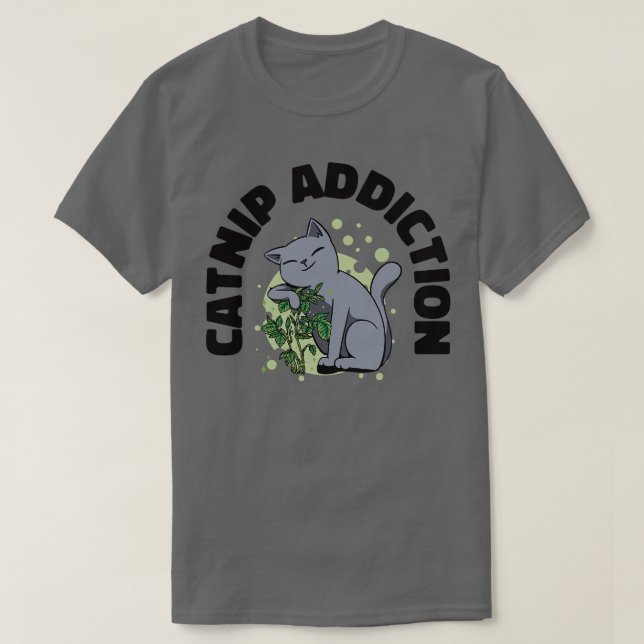 T-shirt Consommation Chat Propriétaire Animaux de compagni (Design devant)