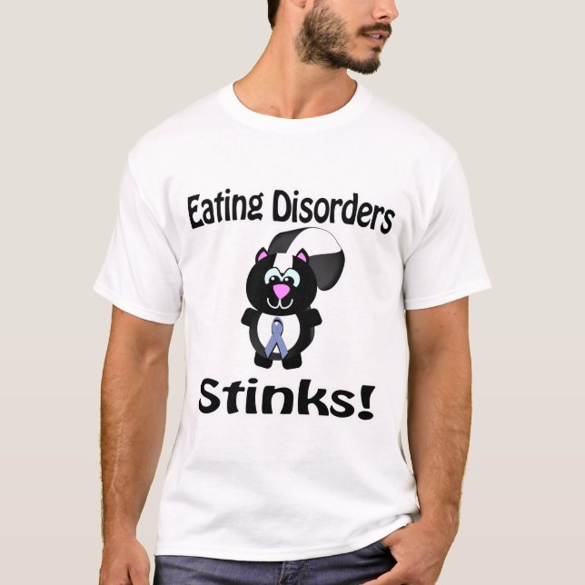 T-shirt Consommation de troubles puants Conception de sens (Devant)