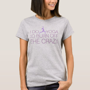 T-shirt "Consommez" la pose folle de guerrier de yoga dans