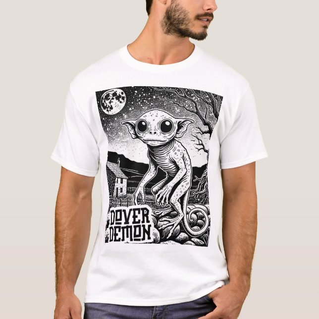 T-shirt Conspiration cryptée - Le démon de Douvres (Devant)
