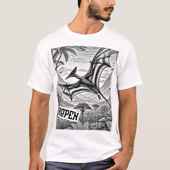 T-shirt Conspiration cryptée - Ropen (Devant)