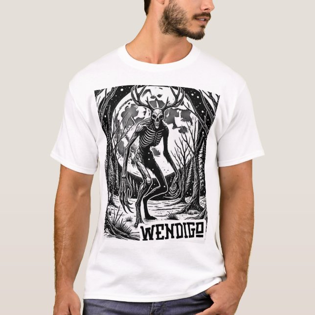 T-shirt Conspiration cryptique - Wendigo (Devant)