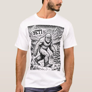 T-shirt Conspiration cryptique - Yeti