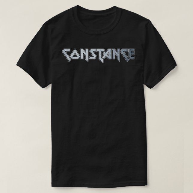 T-shirt Constance métallique lourde (Design devant)