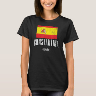 T-shirt Constantina Espagne Es Drapeau Ville Bandera Ropa