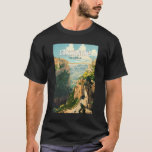 T-shirt Constantine Algérie Travel Art Vintage<br><div class="desc">Constantine conception de déplacement vectoriel rétro rétro. Constantine est aussi appelée "Ville des Ponts" en raison des nombreux ponts pittoresques qui relient les montagnes.</div>