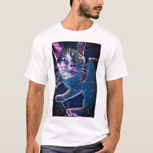 T-shirt Constellation de chat