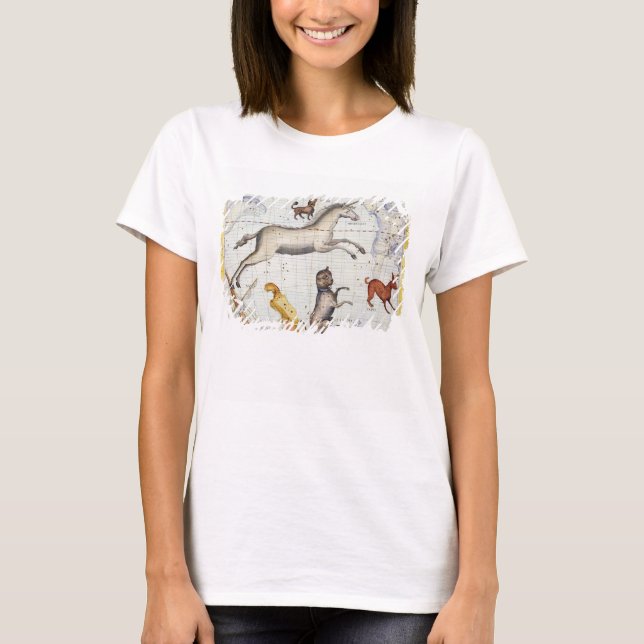 T-shirt Constellation de Monoceros avec Canis Major et Mi (Devant)