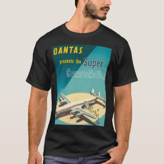 T-shirt Constellation de Qantas 1951