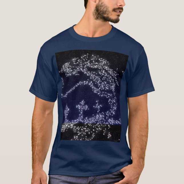 T-shirt Constellation du Corbeau  (Devant)