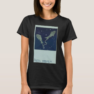 T-shirt Constellation du Poisson des Poissons Zodiaque Ast