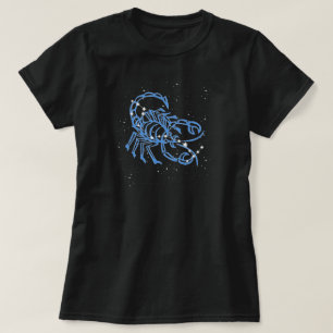 T-shirt Constellation du Scorpion et signe du zodiaque ave