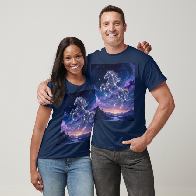 T-shirt Constellation du Vaillant Cheval (Unisexe)