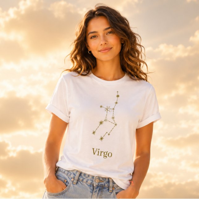 T-shirt Constellation du zodiaque Vierge (Créateur téléchargé)