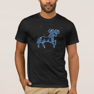 T-shirt Constellation et signe zodiacal du Bélier avec des