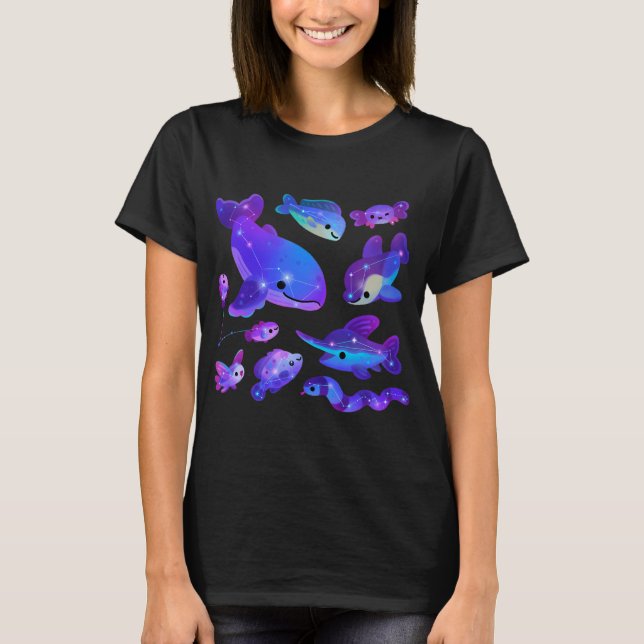 T-shirt Constellations de l'océan (Devant)