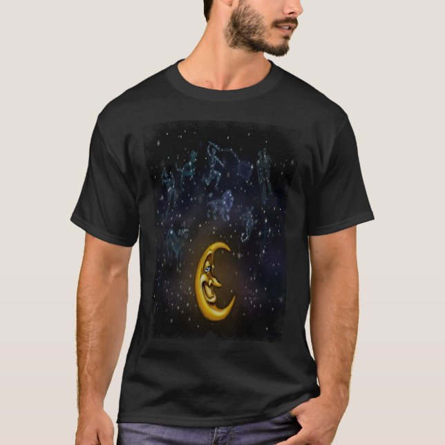 T-Shirt Constellations de Lune (Devant)