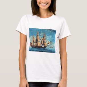 T-shirt Constitution américaine 1804 Vieux Ironsides