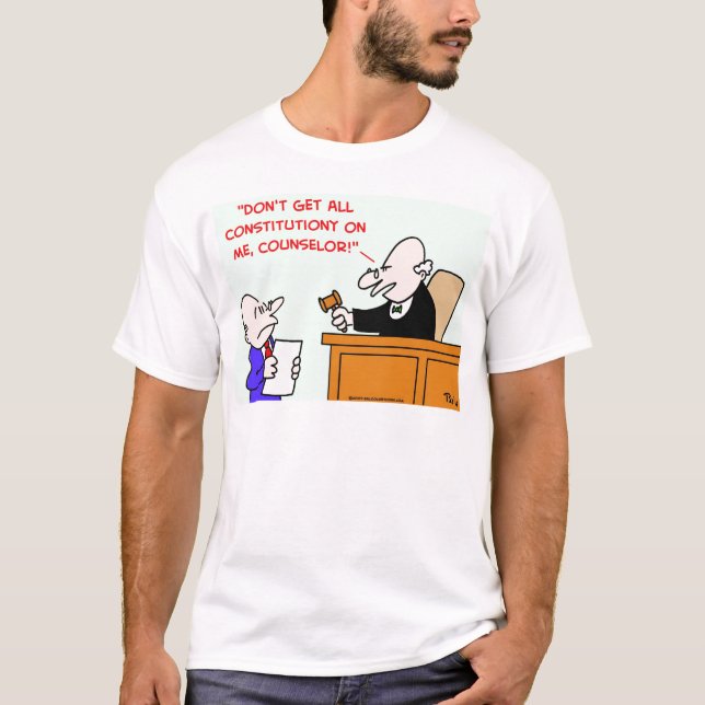 T-shirt constitution de juge (Devant)