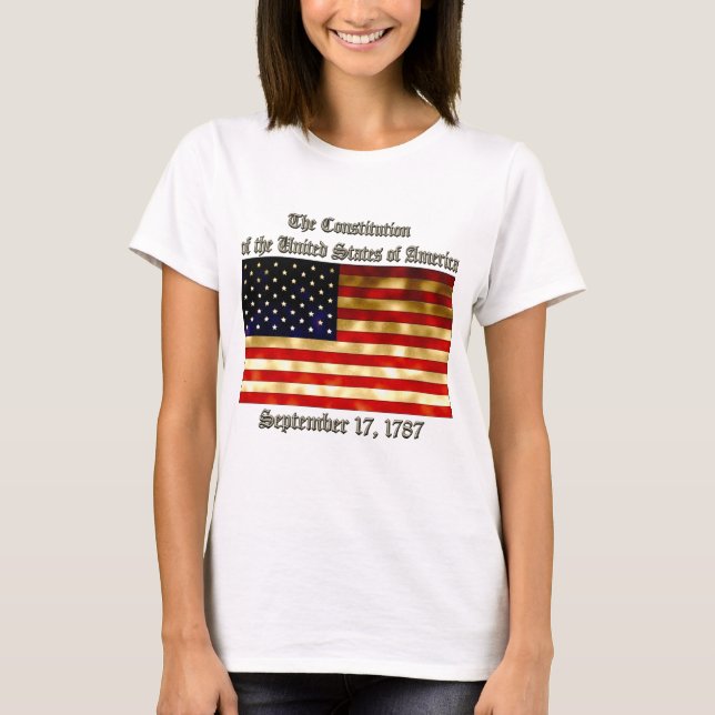 T-shirt Constitution des USA (Devant)