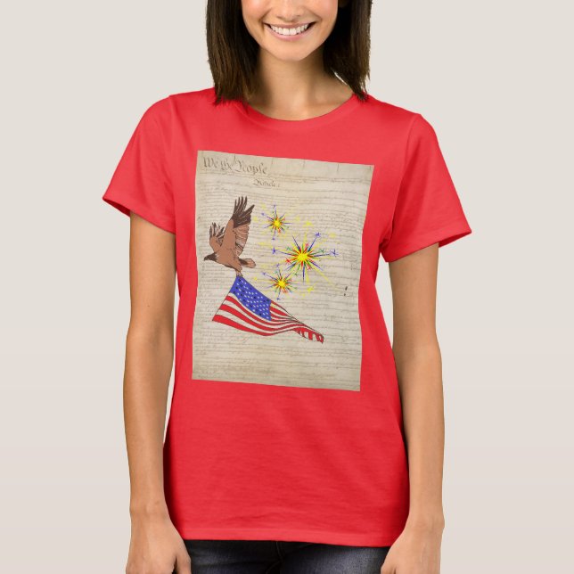 T-shirt Constitution des USA (Devant)